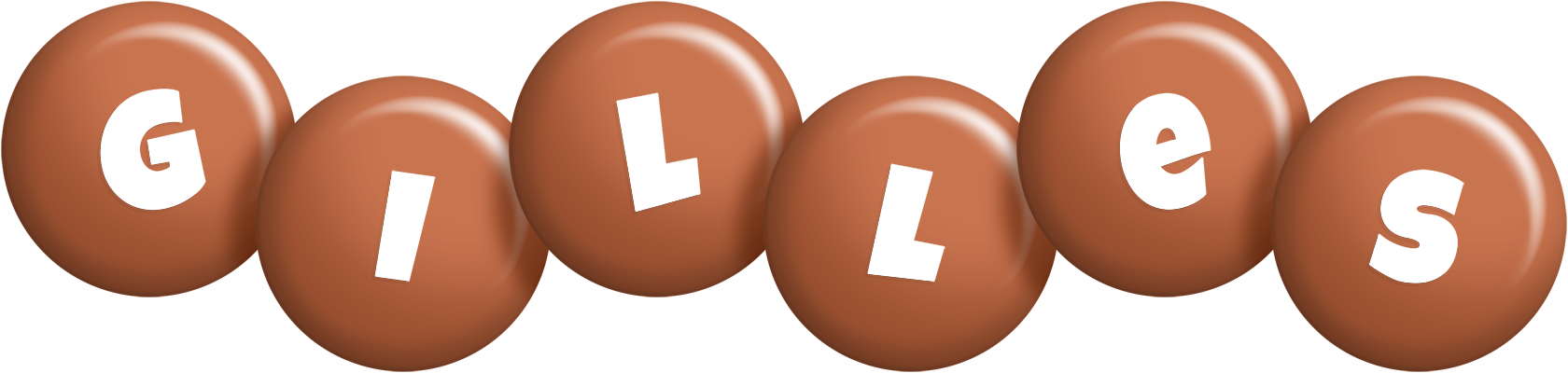 Gilles candy-brown logo