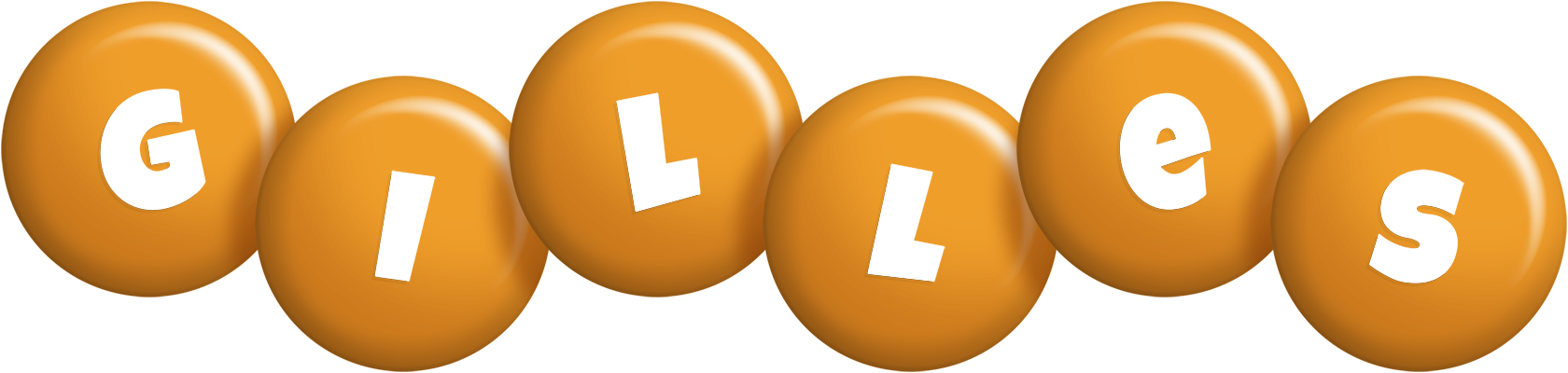 Gilles candy-orange logo