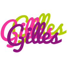 Gilles flowers logo