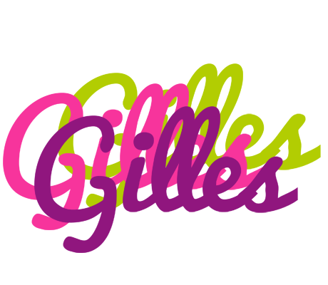 Gilles flowers logo
