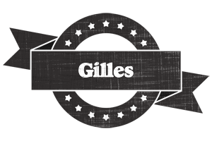 Gilles grunge logo