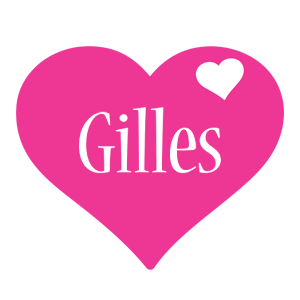 Gilles love-heart logo