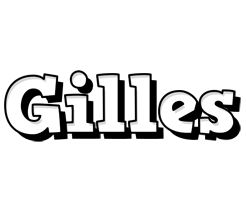 Gilles snowing logo