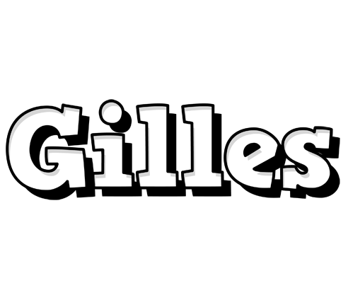 Gilles snowing logo