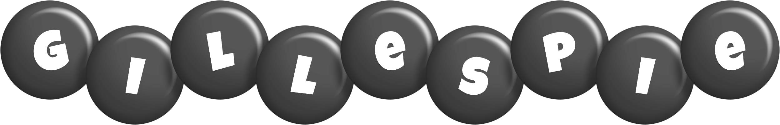 Gillespie candy-black logo