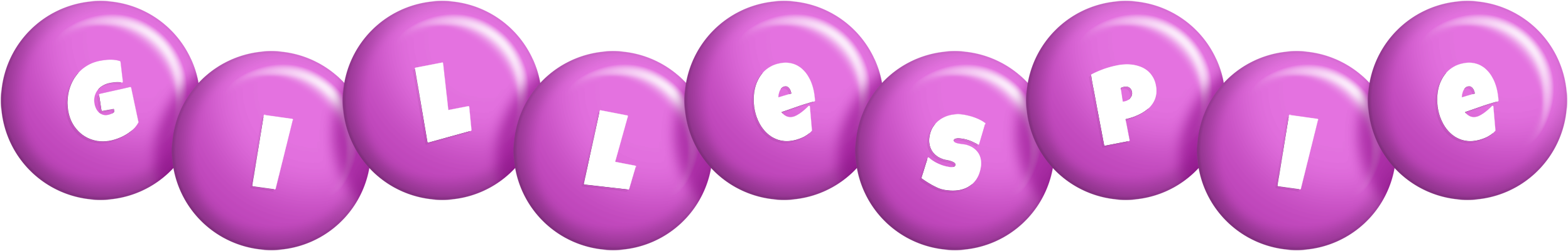 Gillespie candy-purple logo