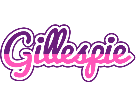 Gillespie cheerful logo