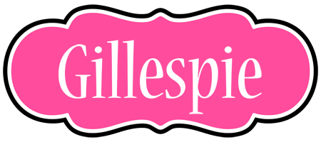 Gillespie invitation logo