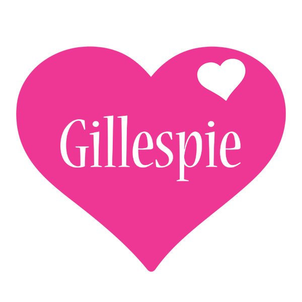 Gillespie love-heart logo