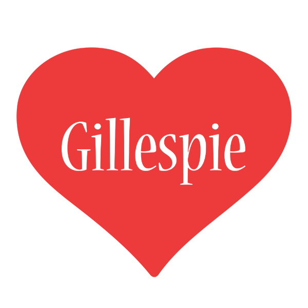 Gillespie love logo