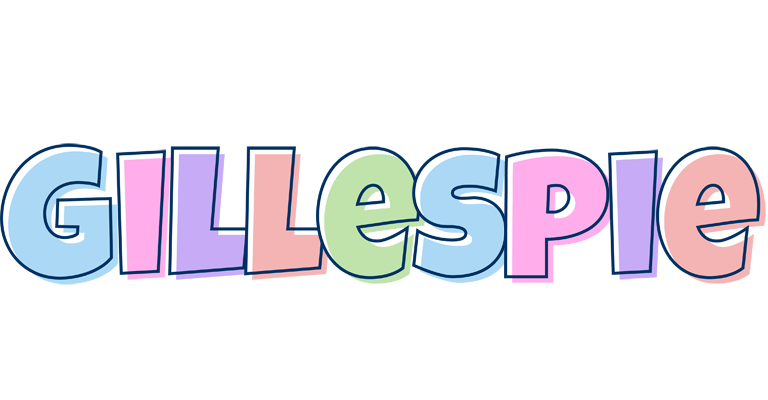 Gillespie pastel logo