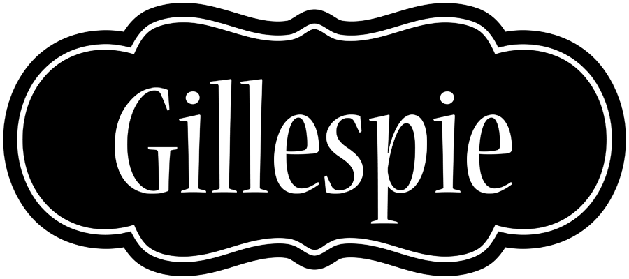 Gillespie welcome logo