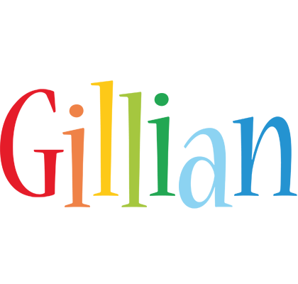 Gillian birthday logo