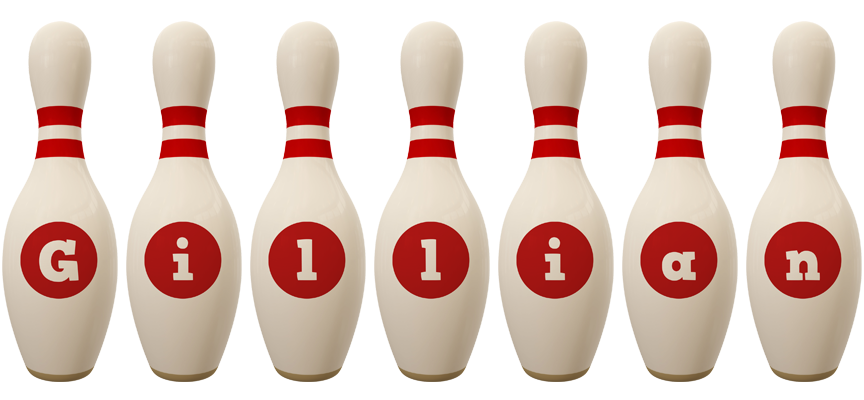 Gillian bowling-pin logo