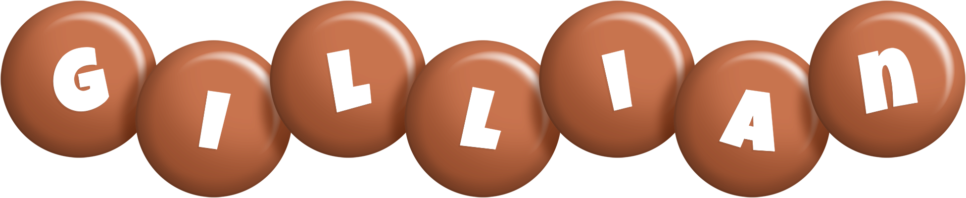 Gillian candy-brown logo