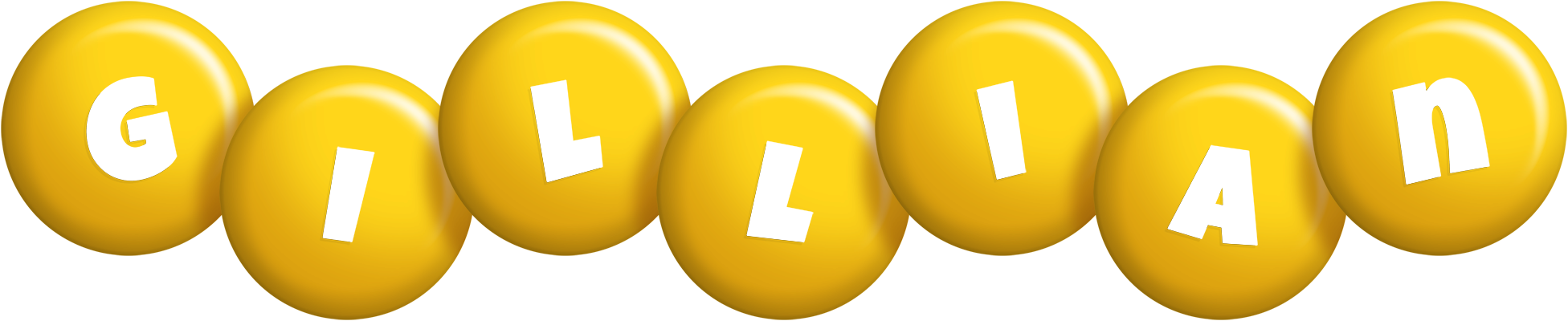 Gillian candy-yellow logo