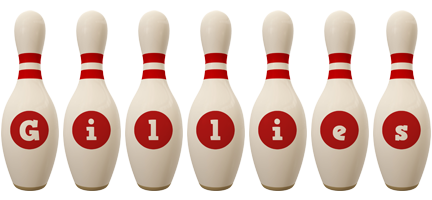 Gillies bowling-pin logo