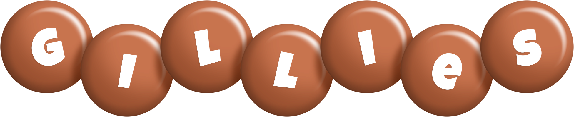 Gillies candy-brown logo