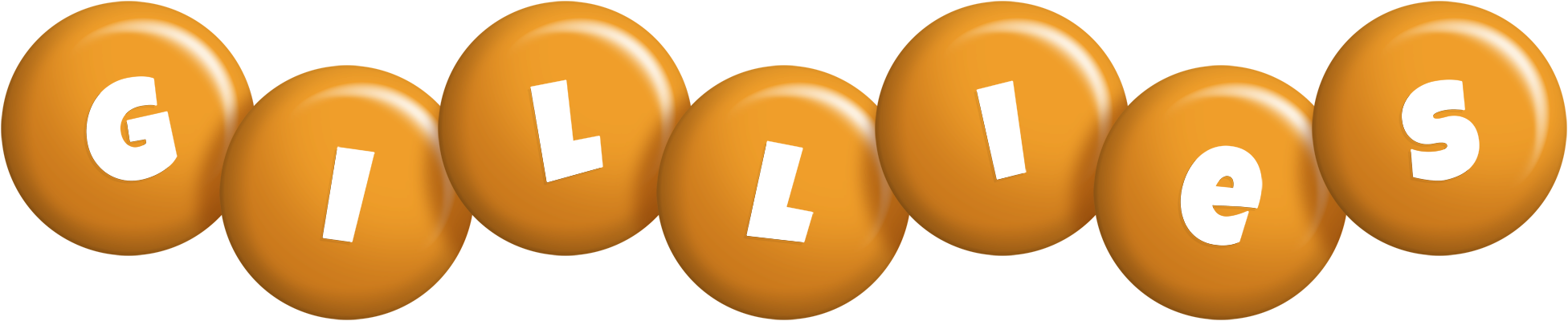 Gillies candy-orange logo