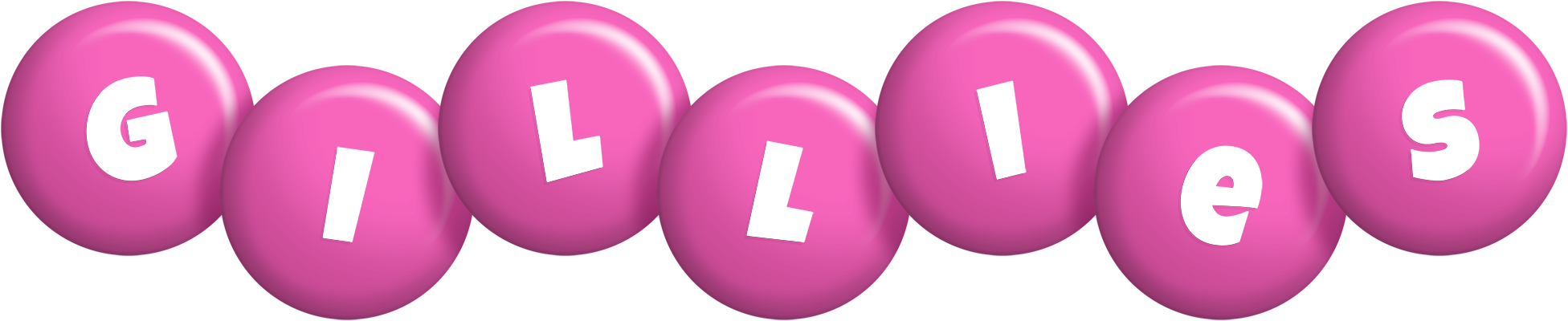 Gillies candy-pink logo