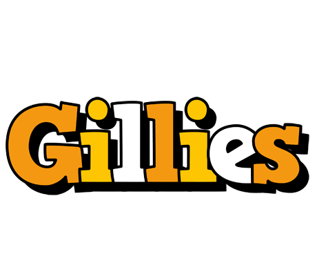 Gillies cartoon logo