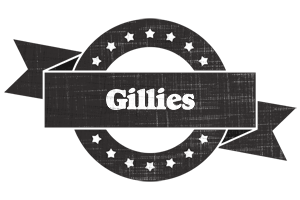 Gillies grunge logo