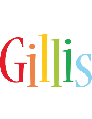 Gillis birthday logo