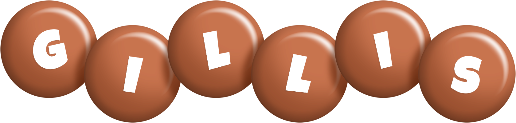 Gillis candy-brown logo