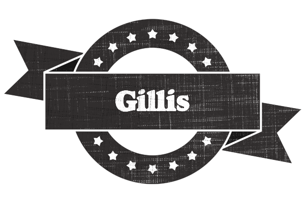 Gillis grunge logo
