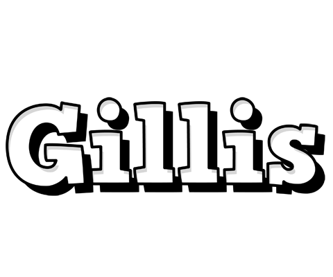 Gillis snowing logo