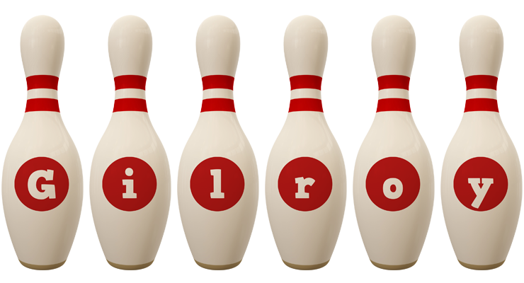 Gilroy bowling-pin logo
