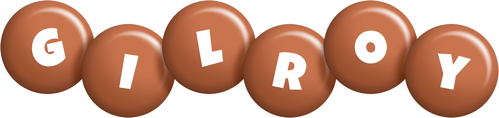 Gilroy candy-brown logo