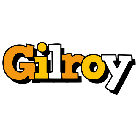 Gilroy cartoon logo