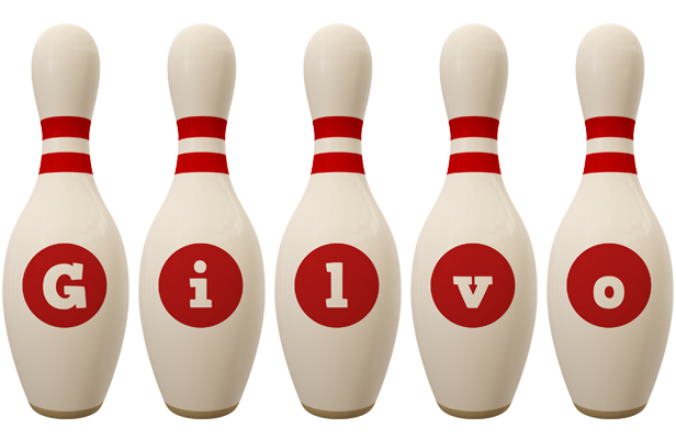 Gilvo bowling-pin logo