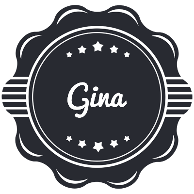Gina badge logo