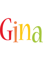 Gina birthday logo