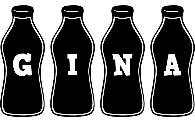 Gina bottle logo