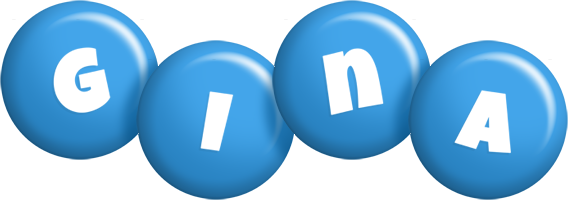 Gina candy-blue logo