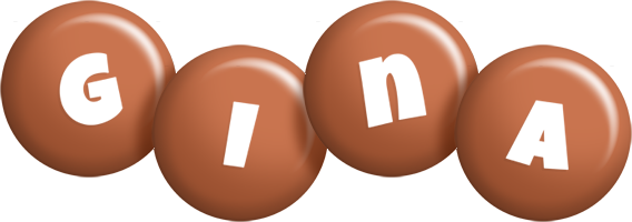 Gina candy-brown logo