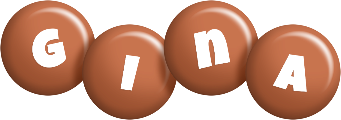 Gina candy-brown logo
