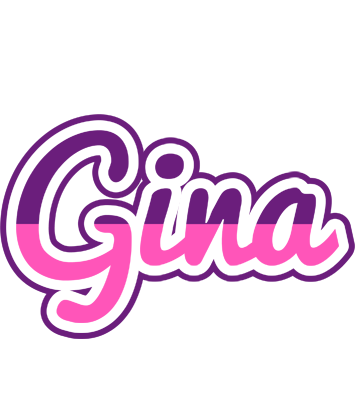 Gina cheerful logo