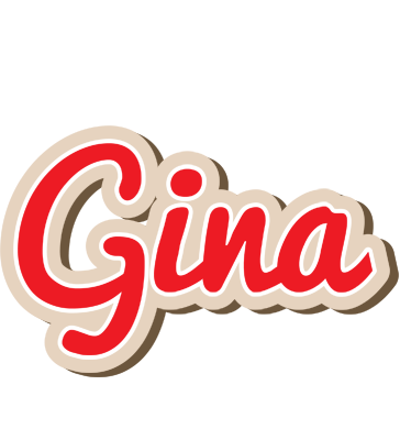 Gina chocolate logo