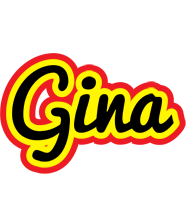 Gina flaming logo