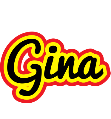 Gina flaming logo