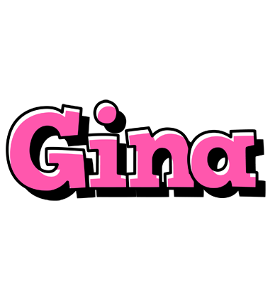 Gina girlish logo
