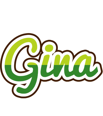 Gina golfing logo