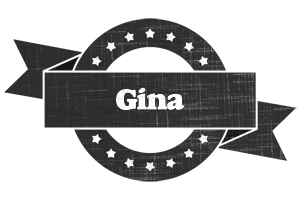 Gina grunge logo