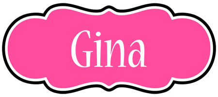 Gina invitation logo