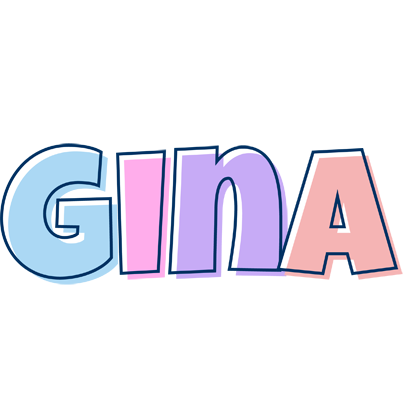 Gina pastel logo