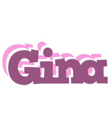 Gina relaxing logo